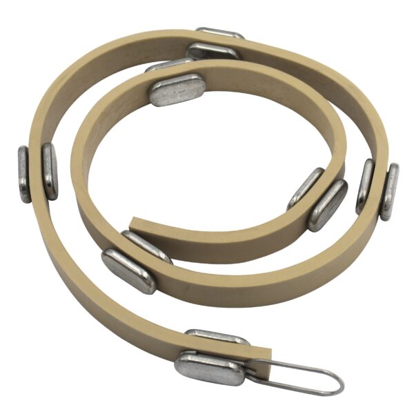 Adjustable Natural Rubber Silencer Band With Lead Free Disc Weights